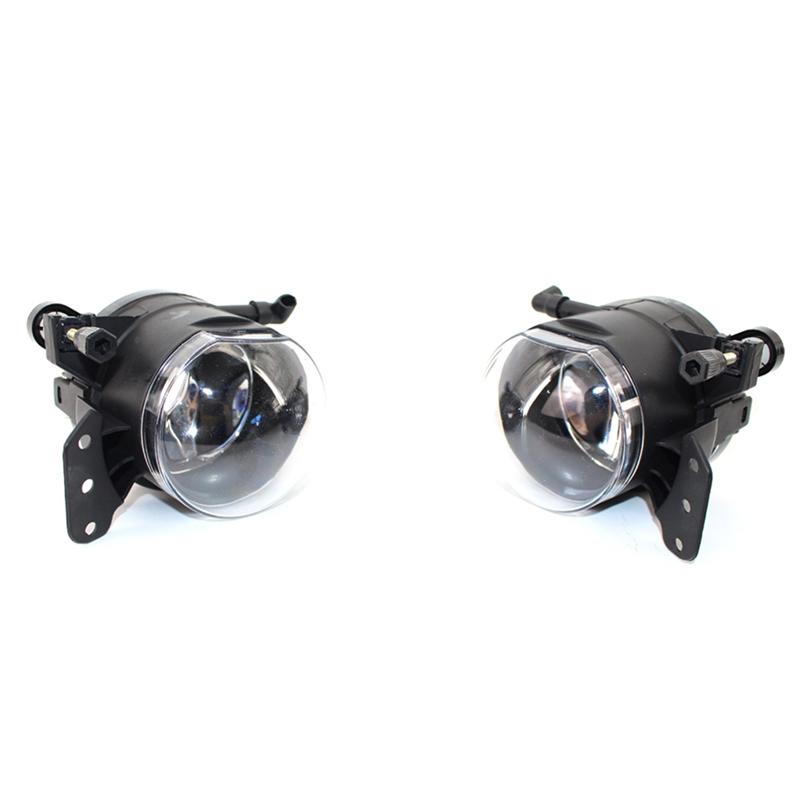 Fog Lamp Assembly With Bulbs For BMW 3 5 6 Series E60 E61 E90 E91 323i 325i 525i Front Bumper Anti Fog Light 63176910791