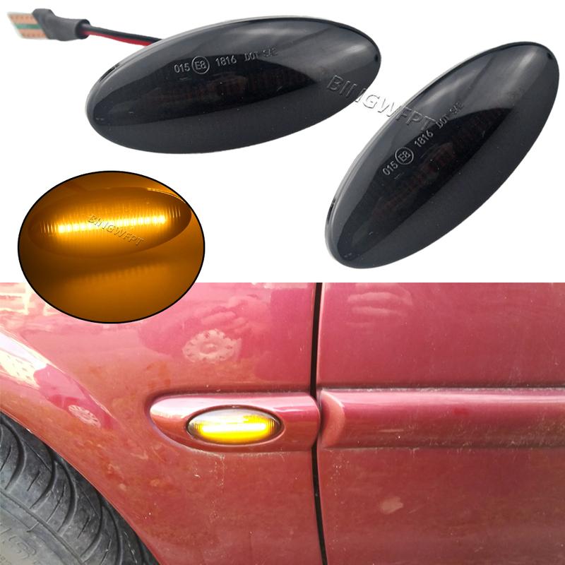 LED Side Marker Light For Opel Vauxhall Vectra B MK1 1995 1996 1997 1998 1999 2002 Dynamic Turn Signal Repeater Lamp Indicator