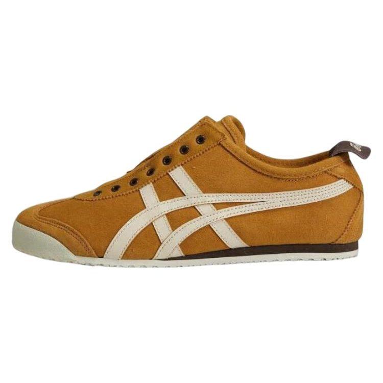 

ONITSUKA TIGER Mexico 66 Slip-On Кожаные Спортивные Нескользящие Прочные Кеды с Низким Верхом Повседневная Обувь Унисекс Желтые 1183A438-201 41.5