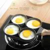 Non-Stick Frying Pan with 4 Hole Pancake Pan Fried Egg Burger Pan