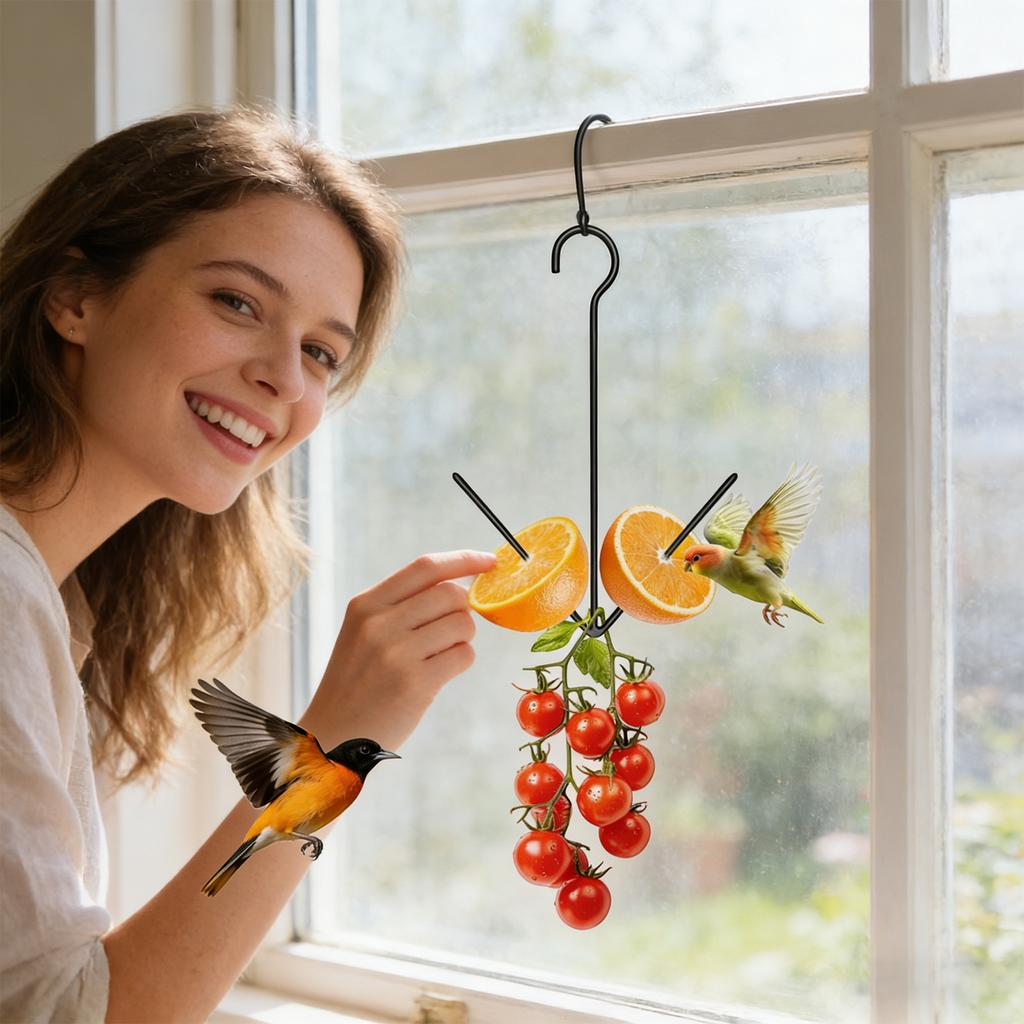 Hanging Fruit Bird Feeder