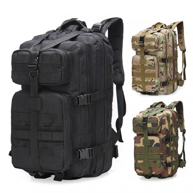 35L Large Capacity Multi Pockets Men Rucksack Oxford Cloth Waterproof Camouflage Sports Backpack for Trekking