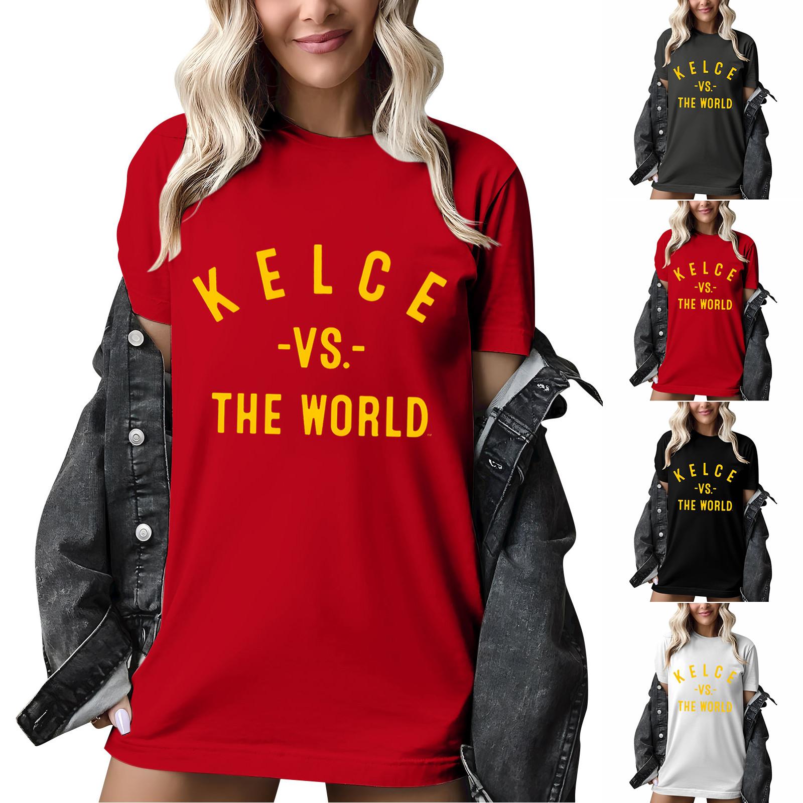 

Женская повседневная модная футболка с круглым вырезом и коротким рукавом, топ с принтом