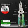 Wire Stripper With Electricity Measurement Multifunctional Foldable Wire Stripper Electrical Pliers For Cutting Pulling Pliers
