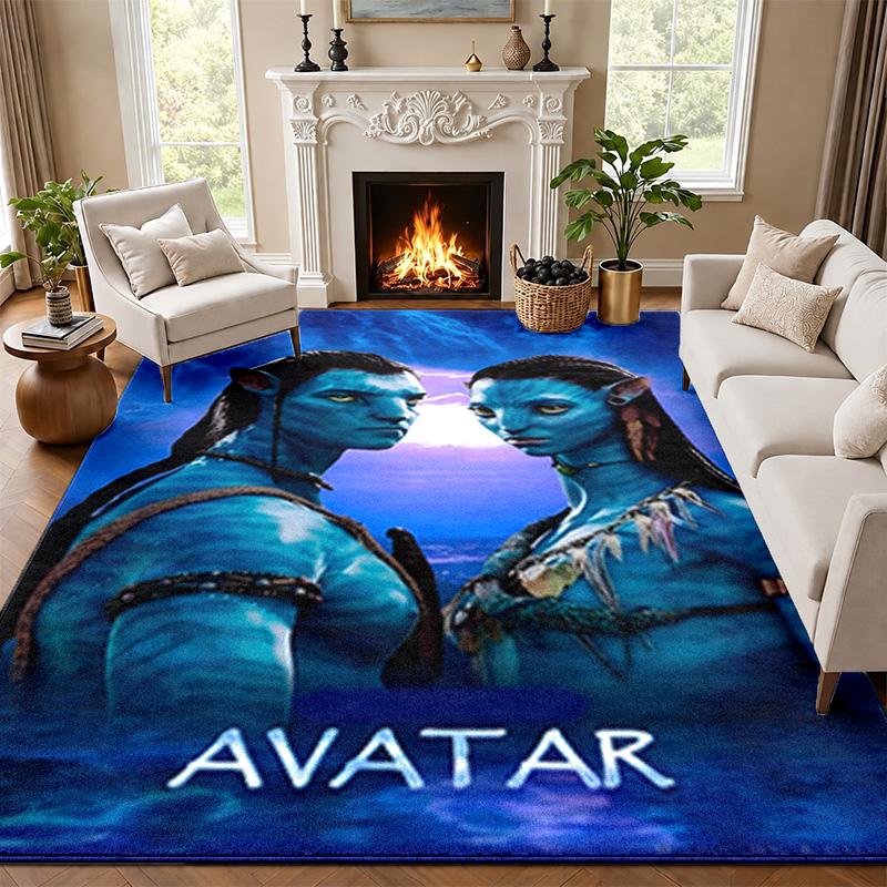 Avatar Carpet Door Mat for Living Room or Bedroom Protective Mat Under Chair Office Decoration Christmas Gift Birthday Present