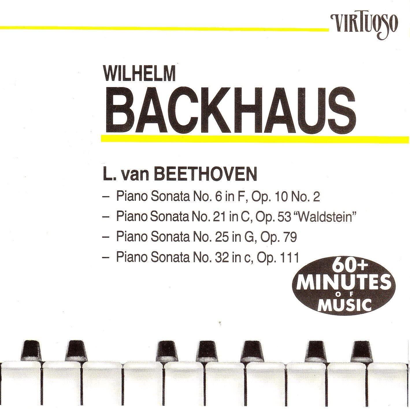 

CD BEETHOVEN - Piano Sonata, 6, 21, 25, 32: Backha Holland Classical Used