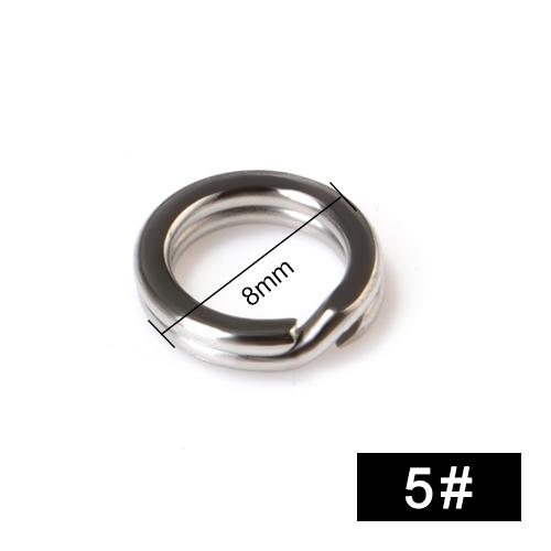

50 шт., аксессуары для рыбалки Parker, соединительный штифт, подшипник, вращающийся вращающийся крючок из нержавеющей стали, вращающаяся приманка size 5-8mm