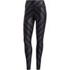 Adidas Allover Graphic 7/8 High-Waist Comfort Slim-Fit Sports Tights Women Bottoms Black FI6723
