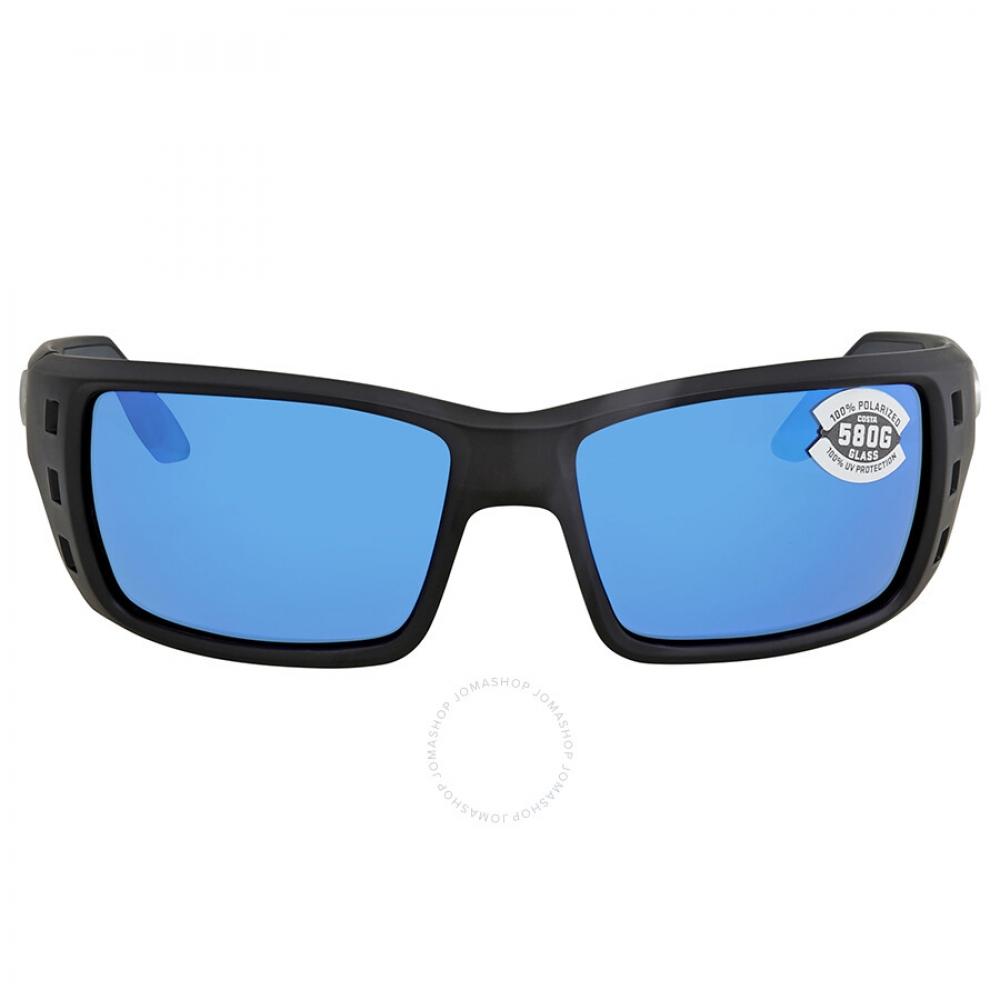 

Costa Del Mar PERMIT Blue Mirror Ploarized Glass Men s Sunglasses PT 11 OBMGLP 63