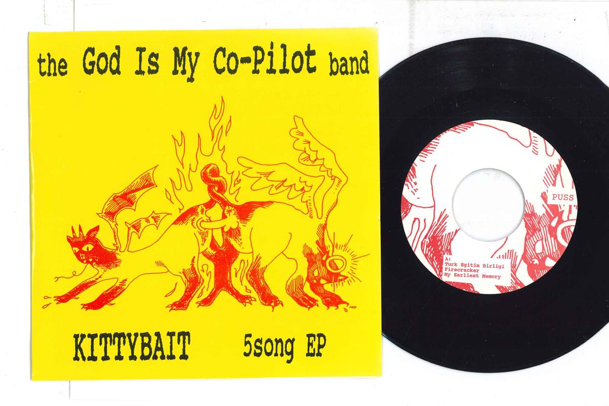 

7inch Record HOW I GOT OVER - Kittybait 5song EP AJAX035 AJAX 1993 US Rock Used