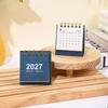 1Pcs 2027 Mini Simple Calendar Small Desk Calendar Creative Coil Calendar Planner Desktop Decoration Office Stationery