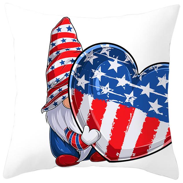 New Peach Leather Velvet Printed Pillowcase Car Sofa Festive Decoration Pillowcase