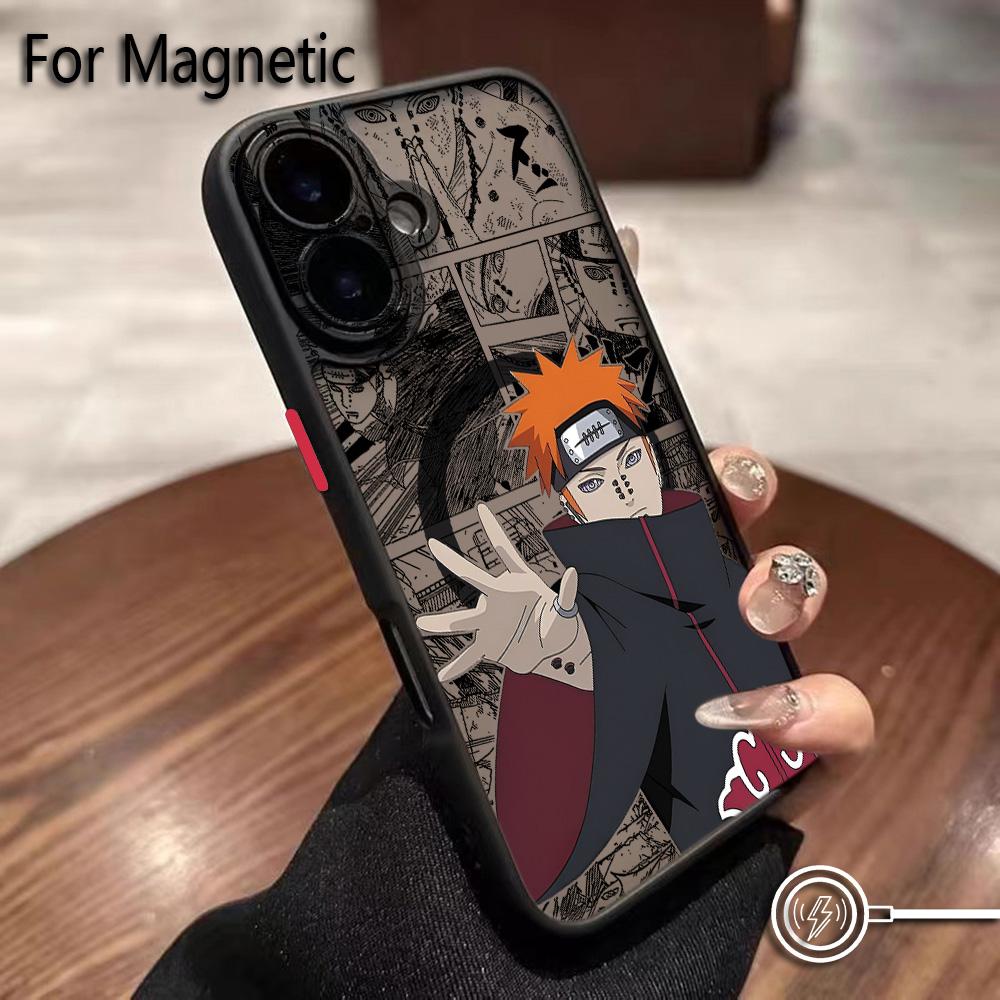 

Cool Anime Narutos Phone Case for iPhone 17 16 15 14 13 12 11 Air Pro Max Mini XR XS X 7 8 6 6s Plus Matte Magnetic iPhone 11