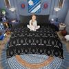 Homewish Sports Theme Duvet Cover Set For Boys Girls Basketball Ice Hockey Bedding Set Football Soccer Bedroom Set Room Decor