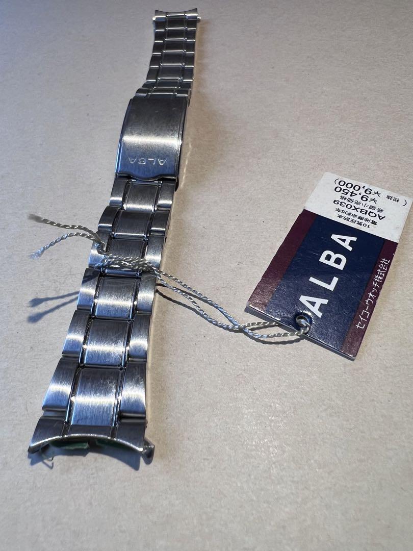 

[Б/У] Оригинальный металлический ремешок Seiko ALBA (нержавеющая сталь) - Новый, б/у, розничная цена 9 450 иен