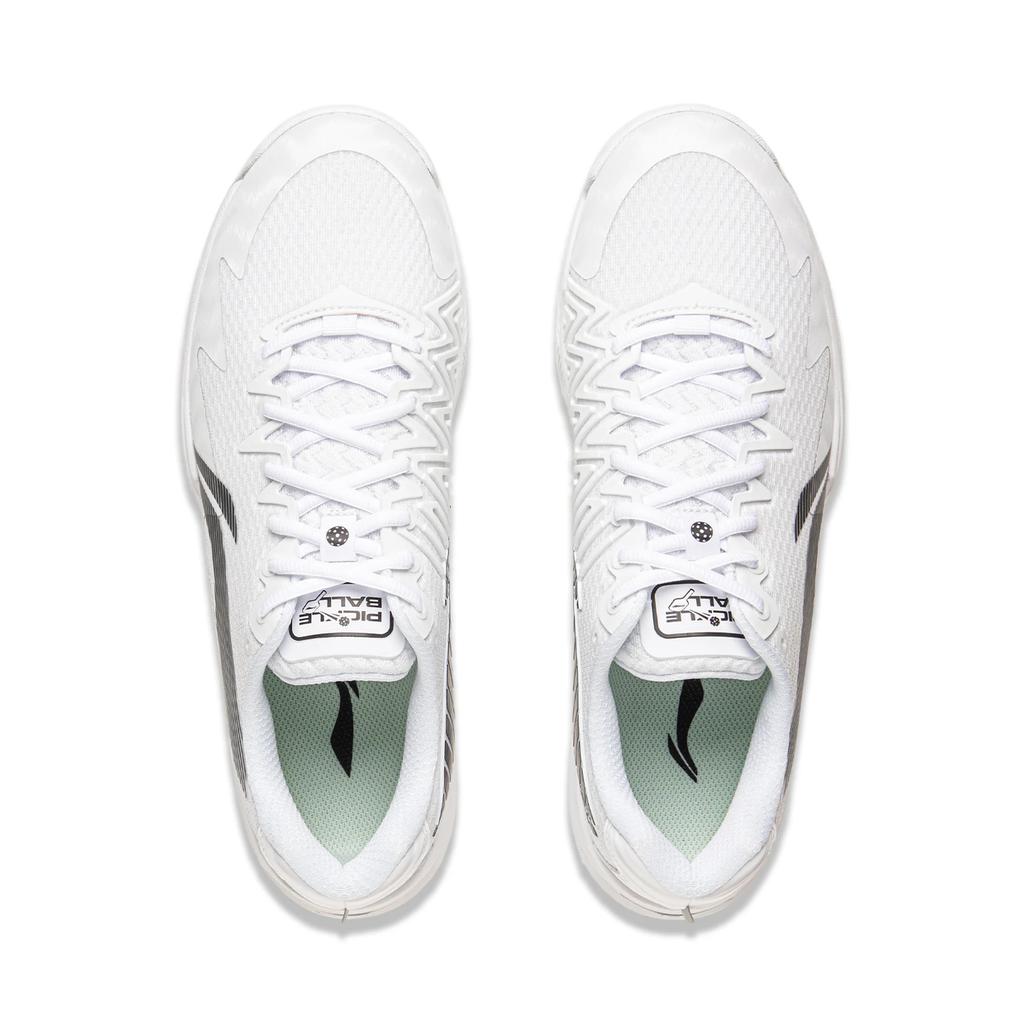 Li Ning Abrasion Resistant Cushioning Low top Training Shoes Unisex Standard White AKPV001-1