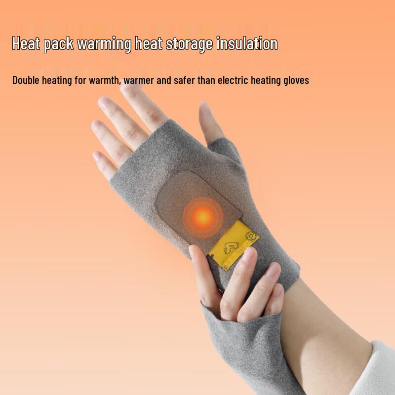 

Теплые перчатки без пальцев