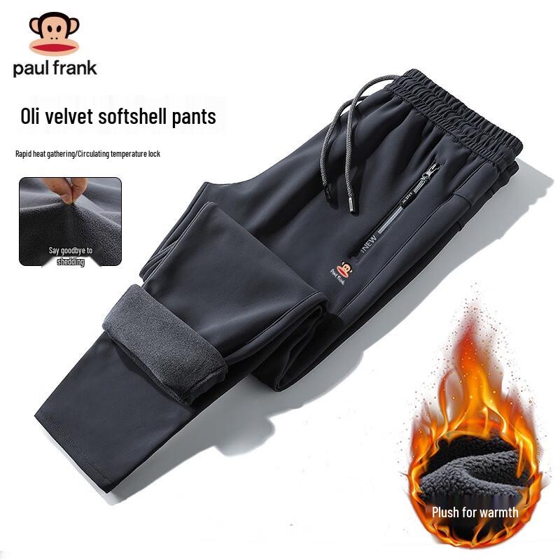 

Paul Frank Men s Fleece-Lined Straight Leg Casual Pants 4XL