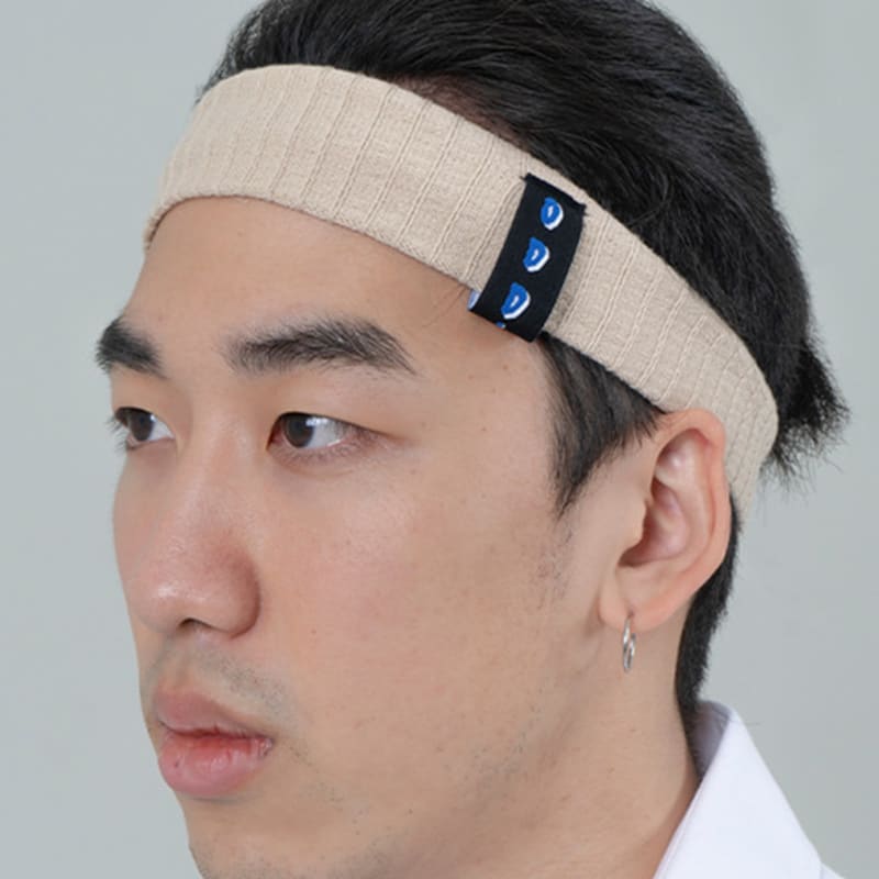 

ODD DOT ODD Label Хлопковая повязка на голову_Бежевый BEIGE