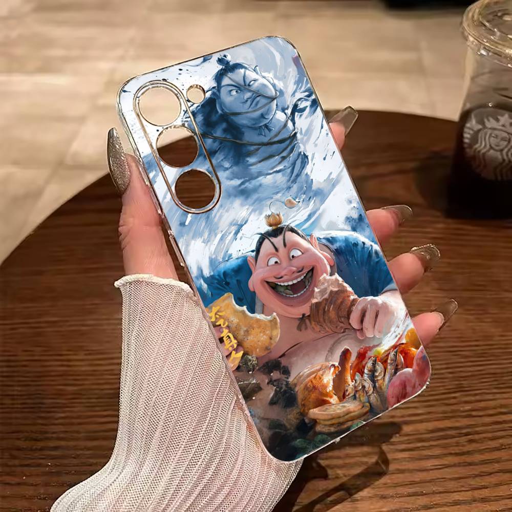 H-O-T-Ne-zha Clear Phone Case for Samsung Galaxy A71, A70, A52, A51, A40, A30