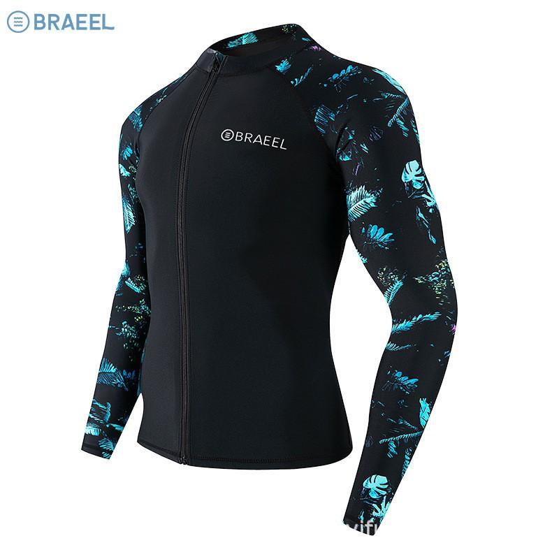Heren UV Bescherming Rash Guard Set Lange Mouwen Top Broek Sneldrogend Snorkelen Duikpak Watersport