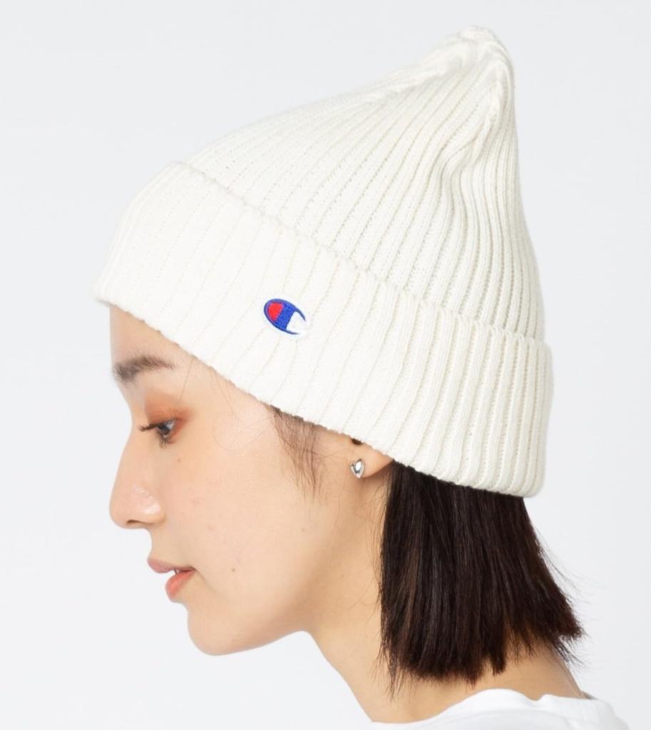 Champion Knit Cap Free Size 590-002A White, 57-59cm,