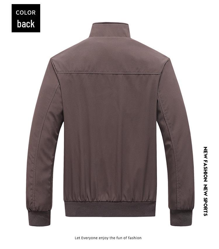 Herren Freizeitjacke, leicht, einfarbig, Frühling & Herbst, Übergröße verfügbar