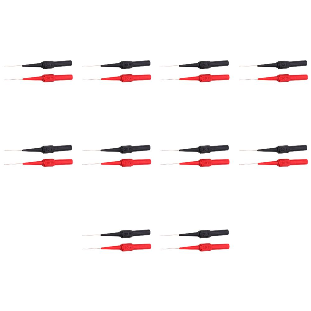 1 Jeu 30V Sondes à Pointe de Voiture Outils de Diagnostic Auto Multimètre Cordons de Test Extension Sondes à Pointe Aiguille Perçage Arrière Outils Mécaniques