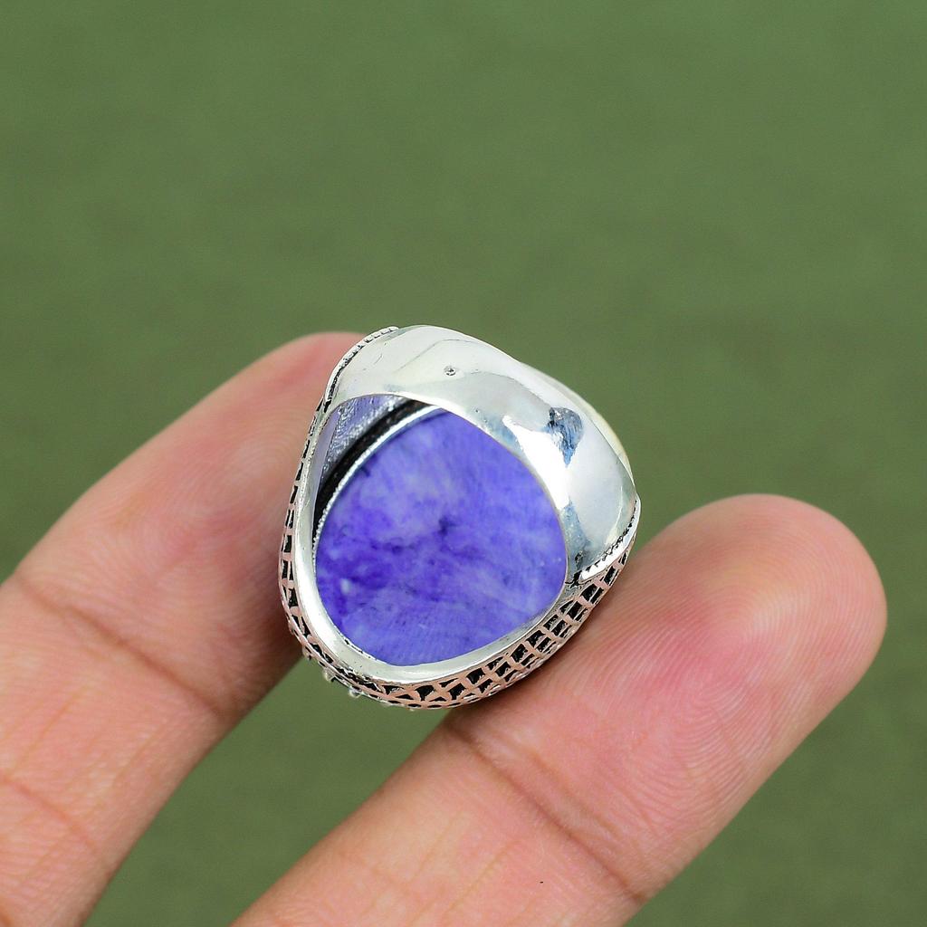 Charoite Ring 925 Sterling Silver Ring Handmade Ring Charoite Jewelry Awesome Gemstone Ring Silver Jewelry For Gifts Available In Ring Size