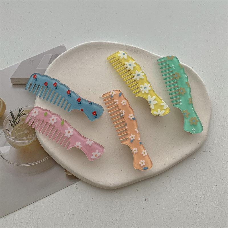 Dziewczęcy Kwiat Słodki Grzebień Wsuwka do Włosów: Kreatywna japońska i koreańska grzywka i klips boczny akcesorium do włosów