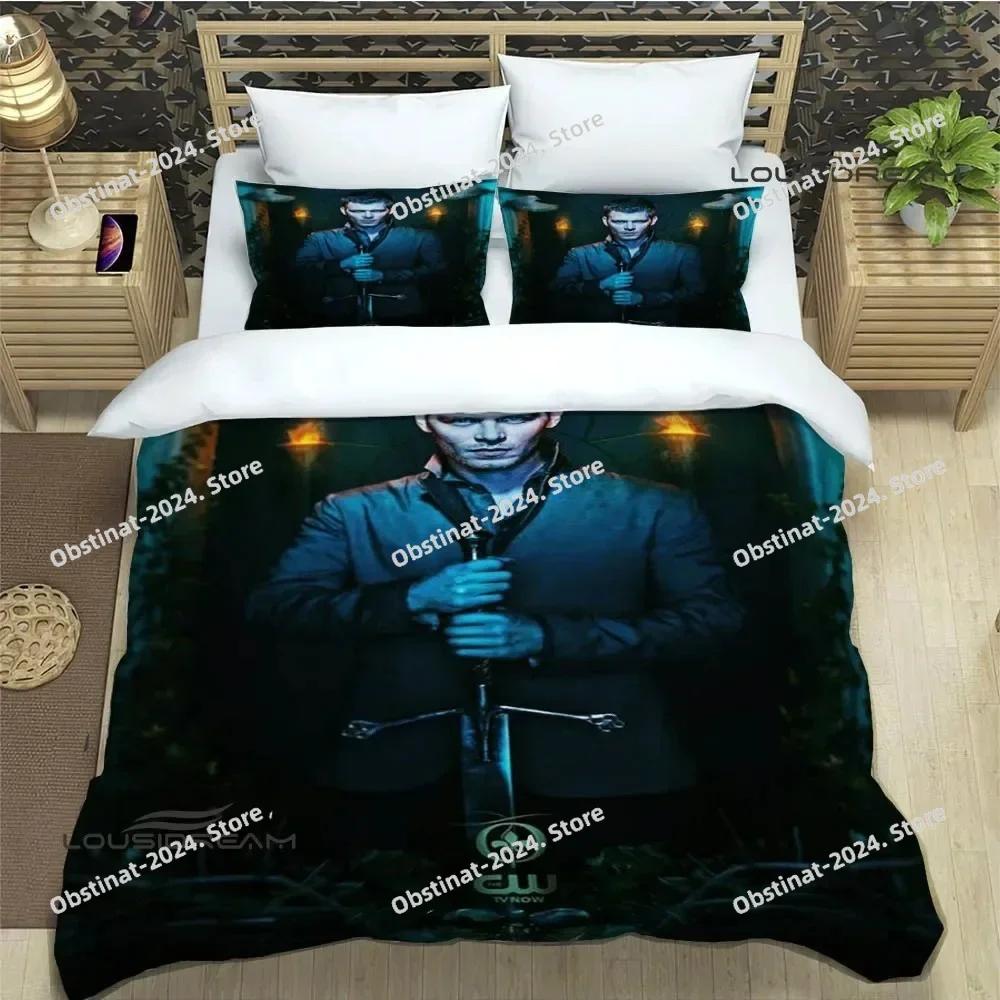 The originals Klaus Mikaelson Beding Set Printed Bed Linen Set With Pilowcase Soft Duvet Cover Soft Single Double Quen Super King-Sized Dimensionsd