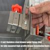 Drawer Panel Installation Fixing Clip Drawer Front Installation Clamps For Deep Cabinets Quick Setups Hardware