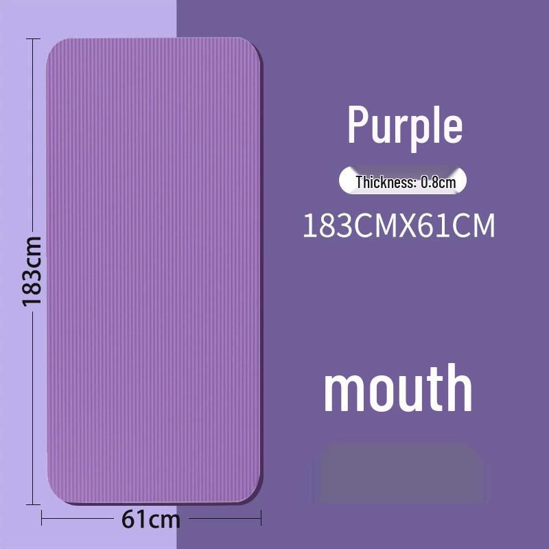 Толстый нескользящий коврик для йоги