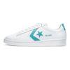 Converse Cons Pro Leather Low Top Synthetic Leather Non-Slip Wear-Resistant Low-Top Skate Shoes Unisex Sneakers White Blue 170755C