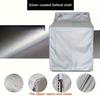 210D Black Silver Coated Oxford Washing Machine Cover, Universal Waterproof Washer Protector