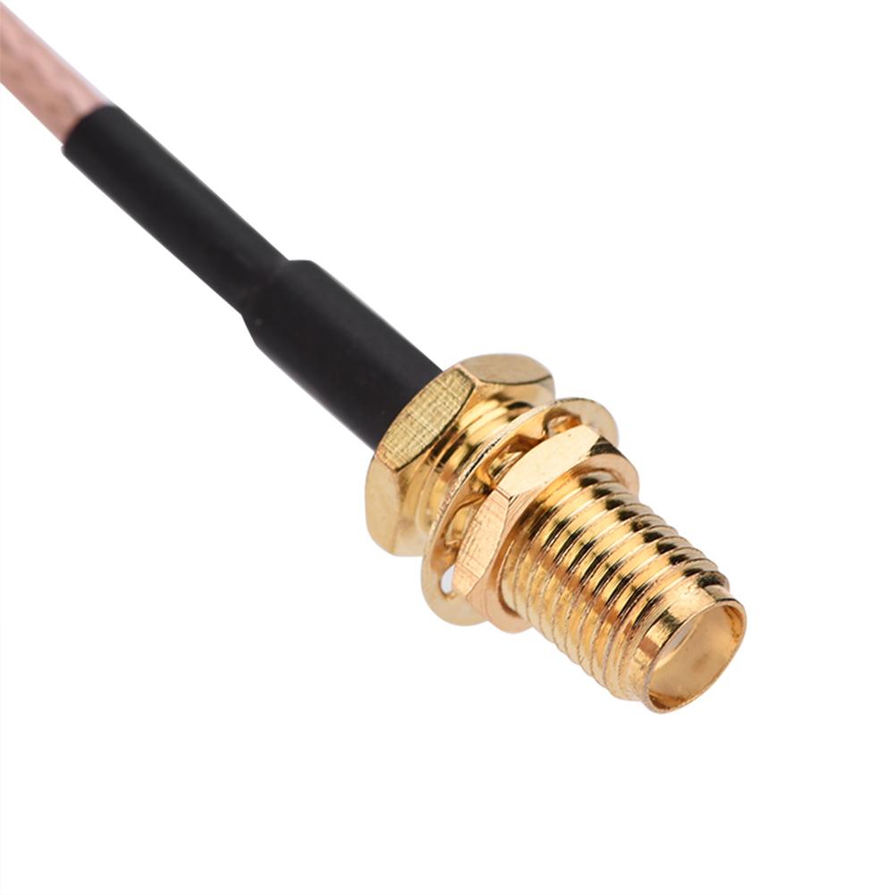 SMA Female to MMCX Samec Pravoúhlý RF Pigtail koaxiální prodlužovací kabel RG316 25cm
