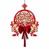 Non-woven Fabrics Vietnamese Couplets Pendant with Tassels Hollow Spring Festival Couplets Three-dimensional Glitter
