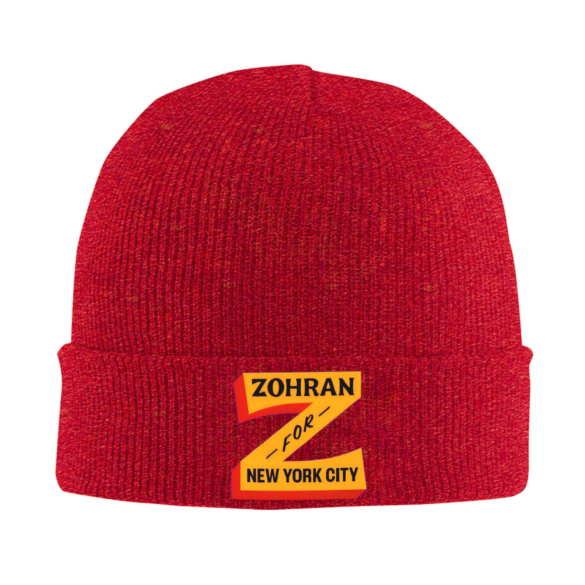 Zohran Mamdani Merch Warm Winter Knit Cuff Beanie For Unisex Women Knitted Caps Bonnet Hats One Size