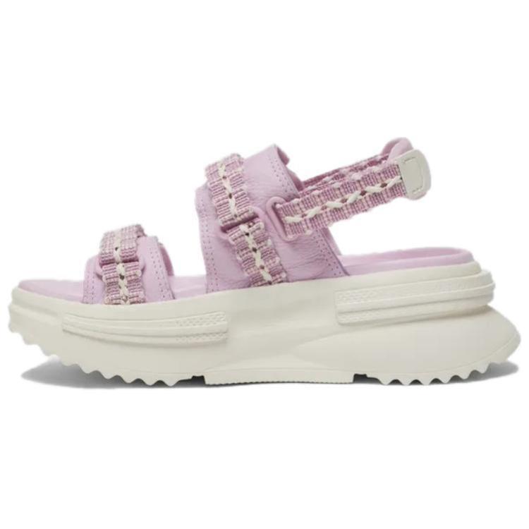 Converse Run Star Utility Sandal CX Comfortable Casual Non-Slip Beach Sandals Unisex Pink Purple