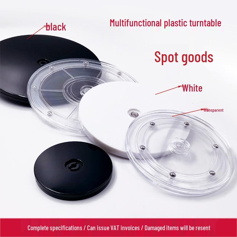 Clear Acrylic 360° Rotating Turntable Base