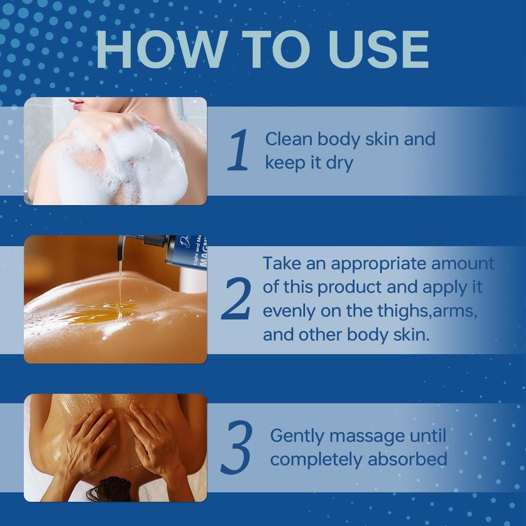 Magnesium Essential Oil-Smooth The Joints Of The Body-Effective Way To Replenish Your Magnesium Levels-Suitable For All Skin Types, 200ml