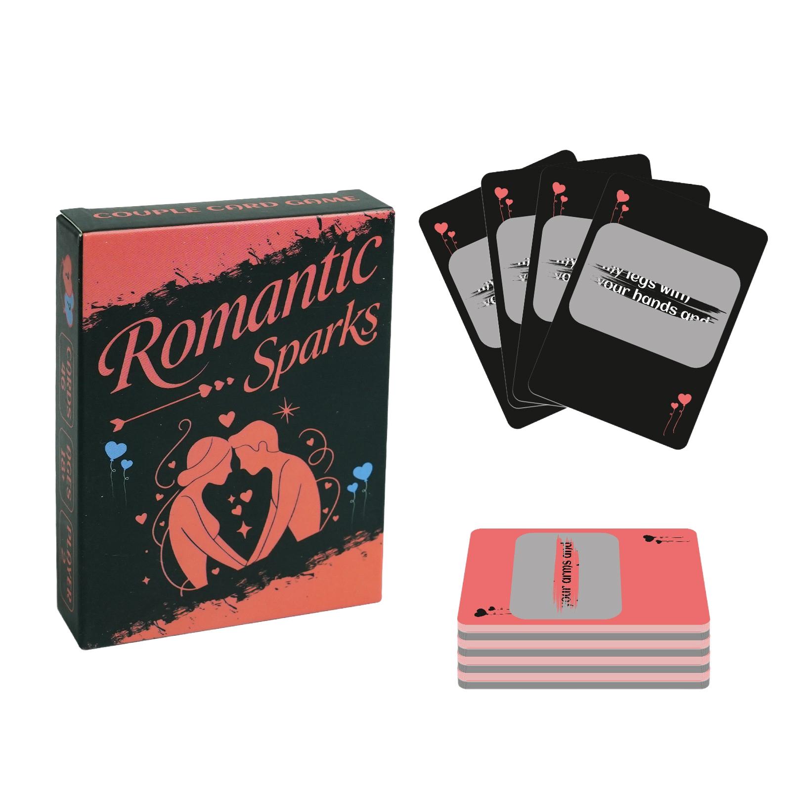 46 couple interactive cards, scratch and scrape music, couple home card draw game props,Horrible Couple Card Game One Size