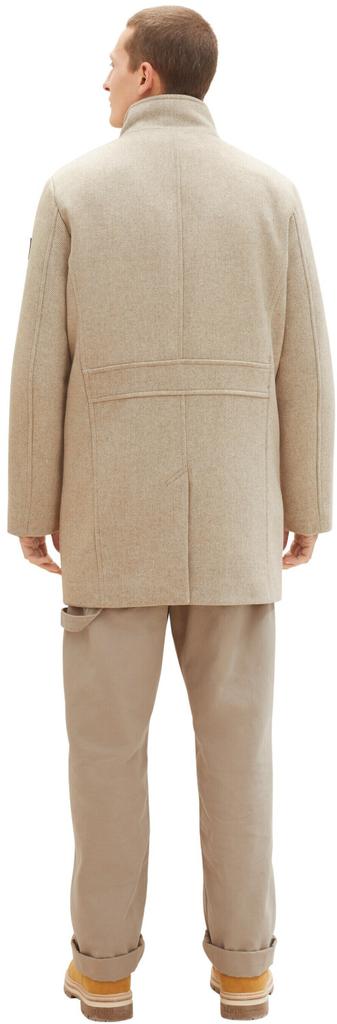 Coat Tom Tailor 2 In 1 Mantel (1037349) Beige-brown, Structure Wool