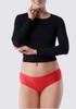 Smooth Seamless Women's Briefs In a Juicy Red Color Simple Panty Julimex