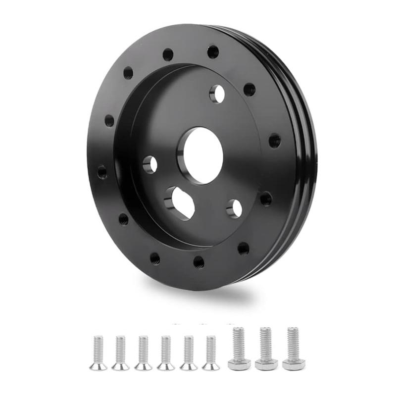 0.5Inch Steering Wheel Hub Adapter Conversion Spacer -For 6 Hole To 3 Hole Steering Wheel Adapter - Car Parts