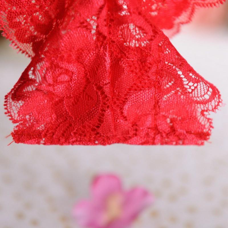 Damen String Tanga Dessous Spitzen Tanga Nahtlos Transparent Höschen