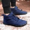 Herren Winter Warme Mid-Cut Baumwoll-Wanderschuhe - Wollgefüttert für Outdoor-Freizeit