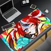Gaming Mouse Pad Large Desk Mat Antislip Stitched Edges Cute Anime Girl Colorful Cartoon Print Waterproof Mat for Home