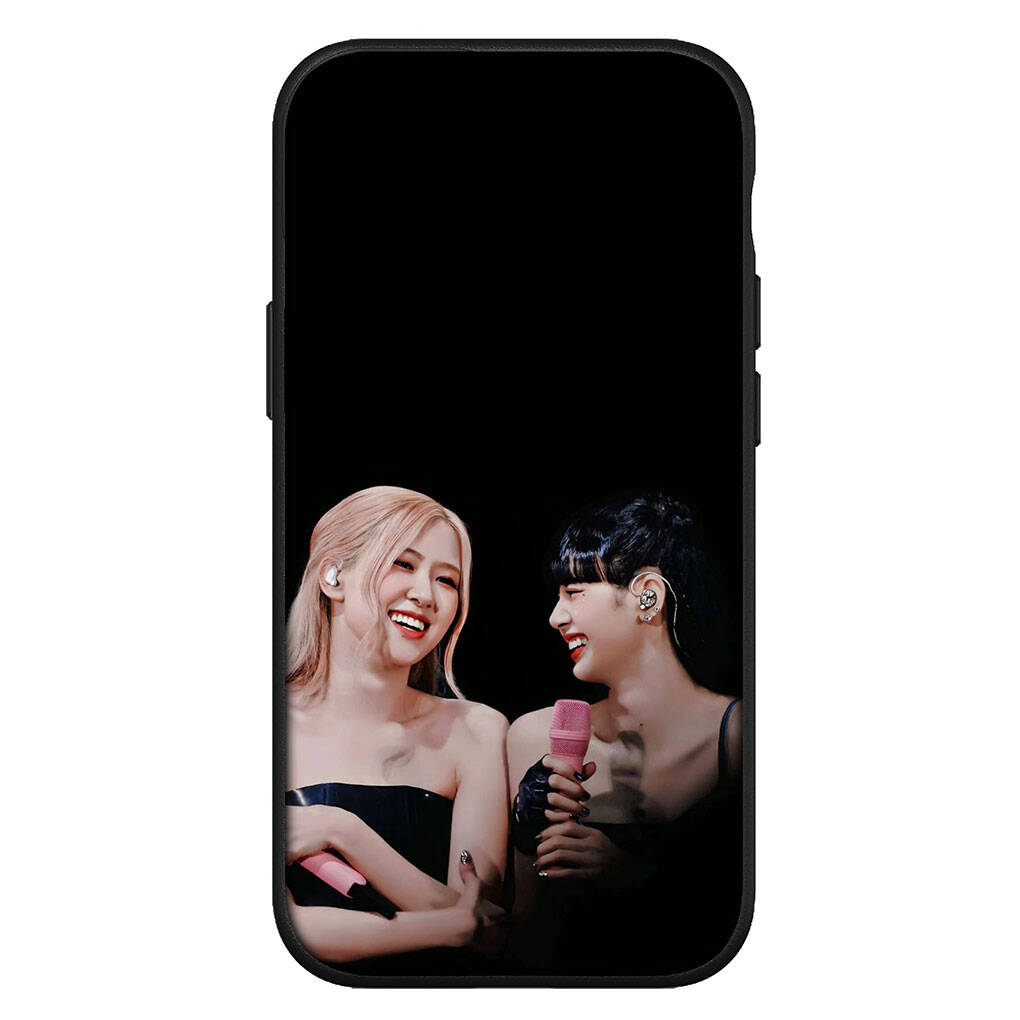 

Чехол для iPhone 17 16 15 Xiaomi Poco Redmi Note 14 13 12 11 Pro Max Samsung Galaxy S25 S24 9 OPPO Huawei Черный Лиса Розэ Дженни Джису Розовый Чехол для телефона for Samsung Galaxy A32 4G экрю