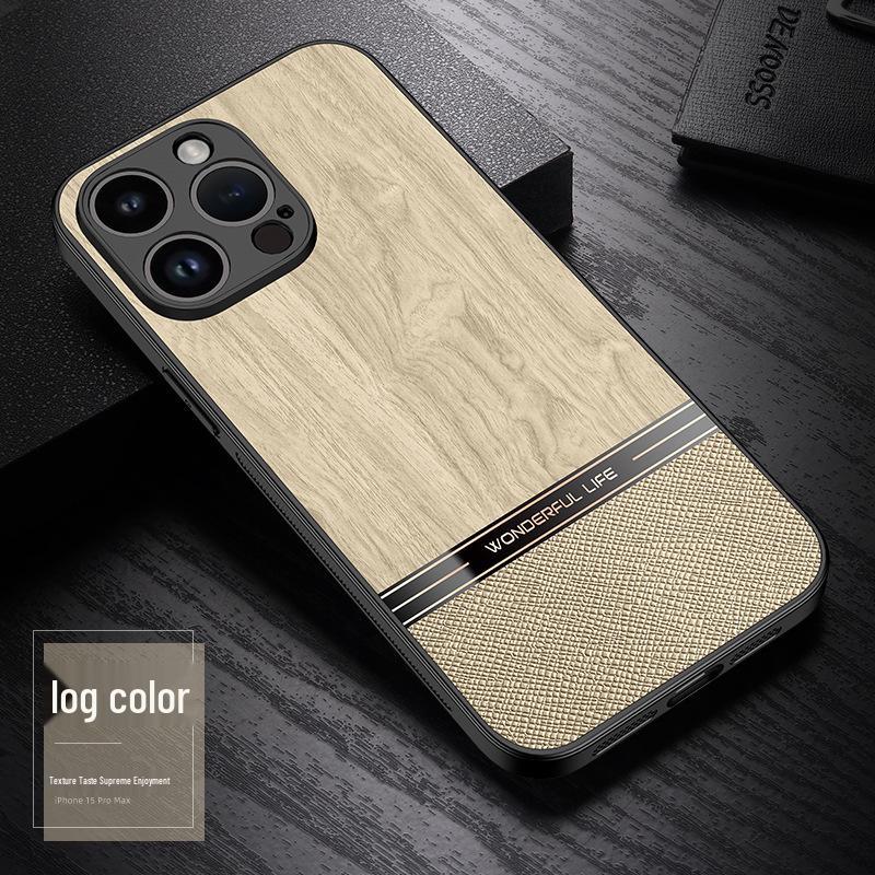 iPhone 17 Pro Max Case, Wood Grain, Full Coverage, Skin-Friendly, Simple, Durable